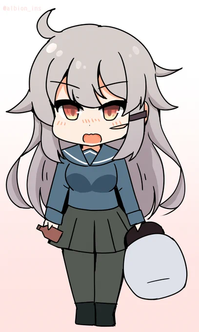 ガングート_SDです!1h25m#艦これ版深夜の真剣お絵描き60分一本勝負 #艦これ版真剣お絵描き60分一本勝負_20231020 