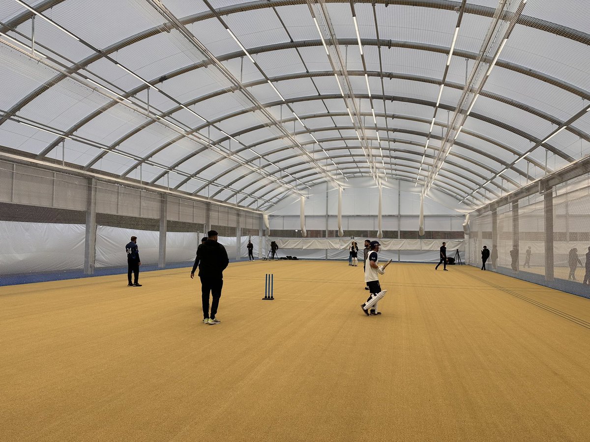 Jamie Raynor (@jamieraynor) on Twitter photo Was brilliant to be at Park Avenue cricket ground in Bradford today for the official opening of a new state-of-the-art, all-weather cricket dome.
The first of its kind in the country, costing the ECB and Bradford City Council £1.5million.
#YCCC #BBCCricket <a href="/BBCWYS/">BBC Sport West Yorkshire</a> Was brilliant to be at Park Avenue cricket ground in Bradford today for the official opening of a new state-of-the-art, all-weather cricket dome.
The first of its kind in the country, costing the ECB and Bradford City Council £1.5million.
#YCCC #BBCCricket <a href="/BBCWYS/">BBC Sport West Yorkshire</a>