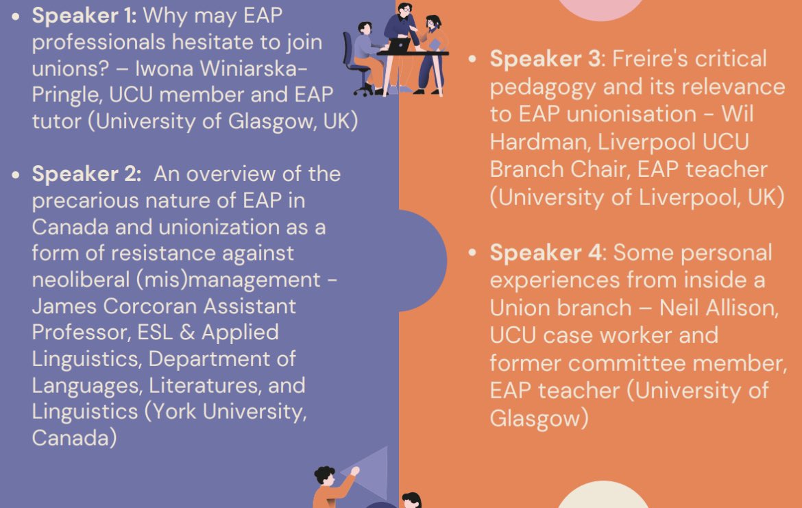 EapForSJ's tweet photo. Join us for an event on #unionisation, Nov 3, 2-3:30pm UK time via Zoom: https://t.co/Q9qEMwQrVM. Share experiences on our Padlet: https://t.co/49ixfs2gMa #EAPUnionTalks @baleap @IwonaPringle @HardmanWil @NeilsonGAllison https://t.co/KN0cHkVWvJ