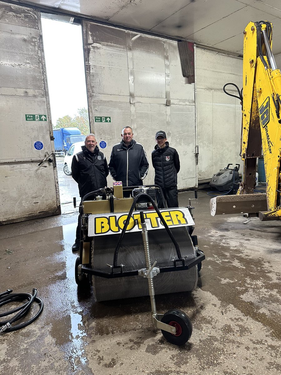 Delivery and installation of a Brand New Mini Blotter today up at Grimsby Town Football Club <a href="/officialgtfc/">Grimsby Town F.C.</a>