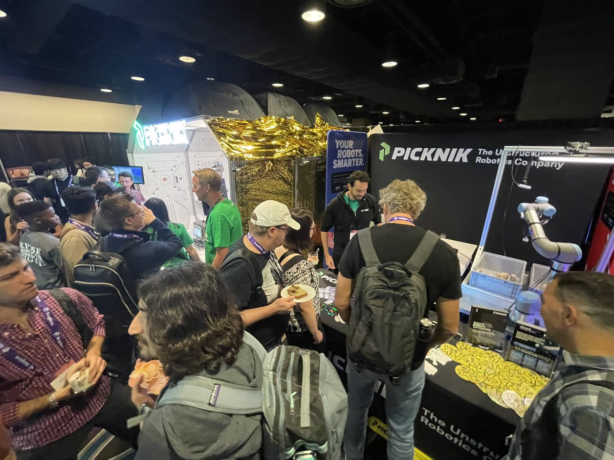 🤖🌟 Last day at #ROSCon2023! What an incredible event it's been. Our company had a blast with a booth showcasing our cutting-edge robotics tech and some fantastic talks by our experts. Thanks to everyone who made this event unforgettable! #Robotics #ROSCon #ROS #MoveitStudio