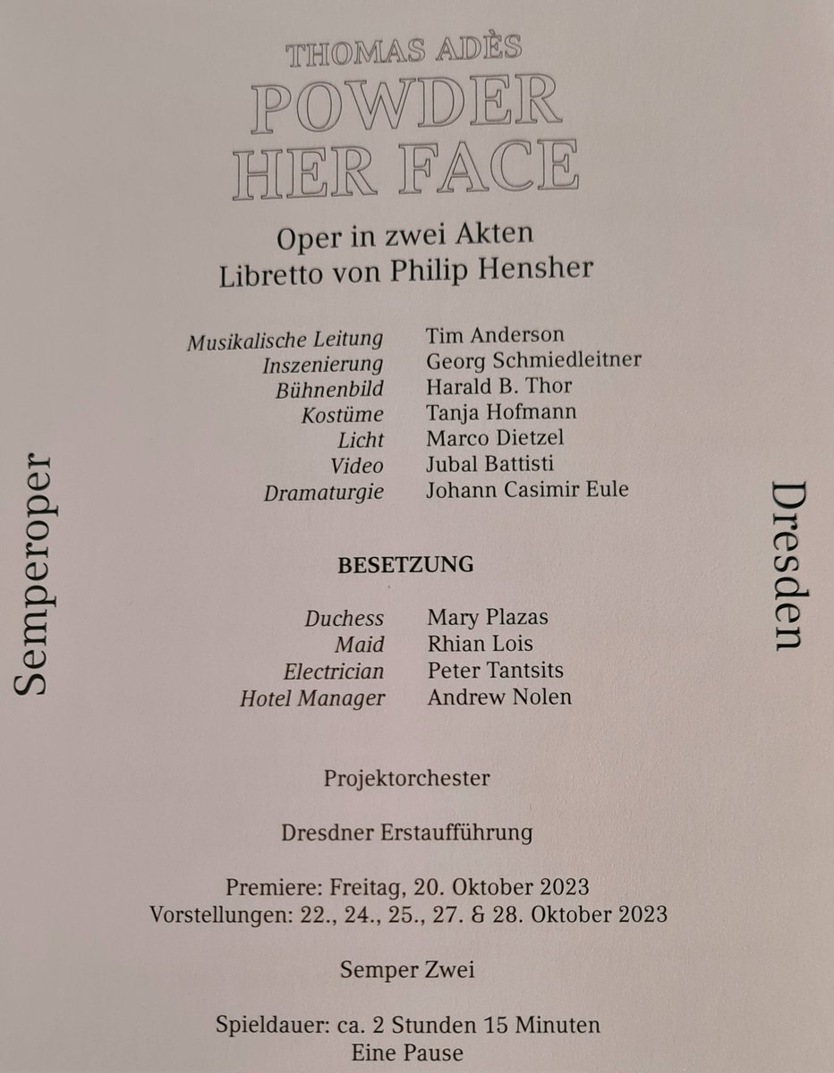 Opernjunkie's tweet photo. Ich war schon viel zu lange nicht mehr in der schönsten Brauerei Deutschlands...auch heute geht es nicht in die #Semperoper, sondern in die zweite kleine Spielstätte #SemperZwei zur #Premiere von #ThomasAdès #PowderHerFace🎶 https://t.co/VAfKgXnQsG