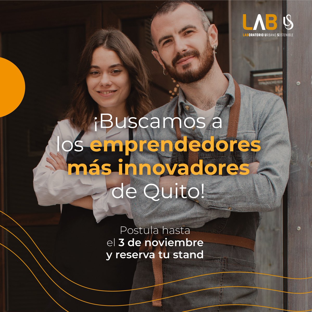 labus_ec's tweet photo. ¿Tienes o conoces un #emprendimiento que debería estar en #LabUS? ¡Etiquétalo en los comentarios! ✨🚀

¡Anímate a ser parte de la feria de emprendimientos más grande de Ecuador! 💪

Postula ahora a través del link. https://t.co/MEM4USJhRz🔗 https://t.co/KczKLOKfsO