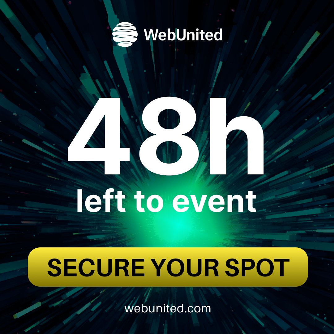 webunitedcom's tweet photo. Only 48 hours to go! β°
The future awaits at our WebUnited Launch Event. Are you as excited as we are? #CountdownBegins #WebUnitedLaunch https://t.co/qcgEug2X9c
