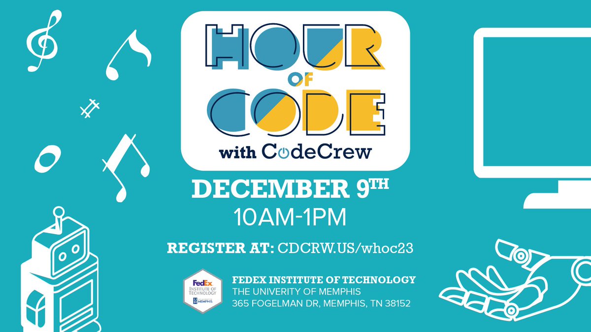 _CodeCrew's tweet image. Join us to discover the enchantment of coding this Computer Science Education Week! Everyone is welcome, regardless of experience. Don't miss out on this chance to unlock your potential.
Sign up now: cdcrw.us/whoc23 #CSEdWeek #HourofCode #GritGrindCode