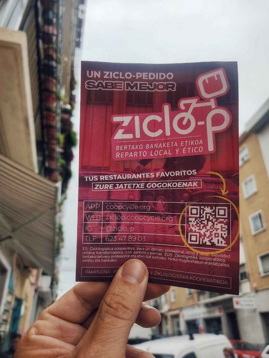 Tu Ziclo-Pedido con sentido y piernas.
---
Iritxi da ziclo-eskaera zenzudunena.

ziclop.coopcycle.org/es/shops?type=…