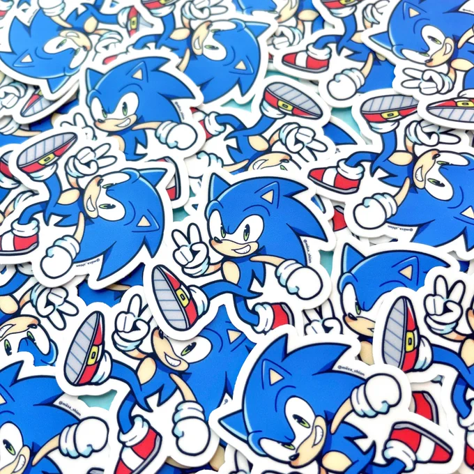 Shop is NOW BACK OPEN!  restocked some stickers as well as the Symphony one! also added a new sonic sticker more updates coming soon but please do check it out! ▽ 