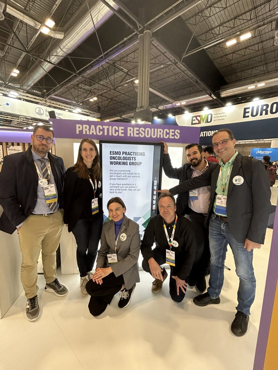 brasiuniene's tweet photo. Powerful and dynamic #POWG of #ESMO !
Save the date -  2 sessions of Practising oncologists working group tomorrow 21/10 at 10:15 am and 14:45 pm Hall7

#IAmAPractisingOncologist #esmo23 #PrEvCan https://t.co/sgoAQqZrkR
