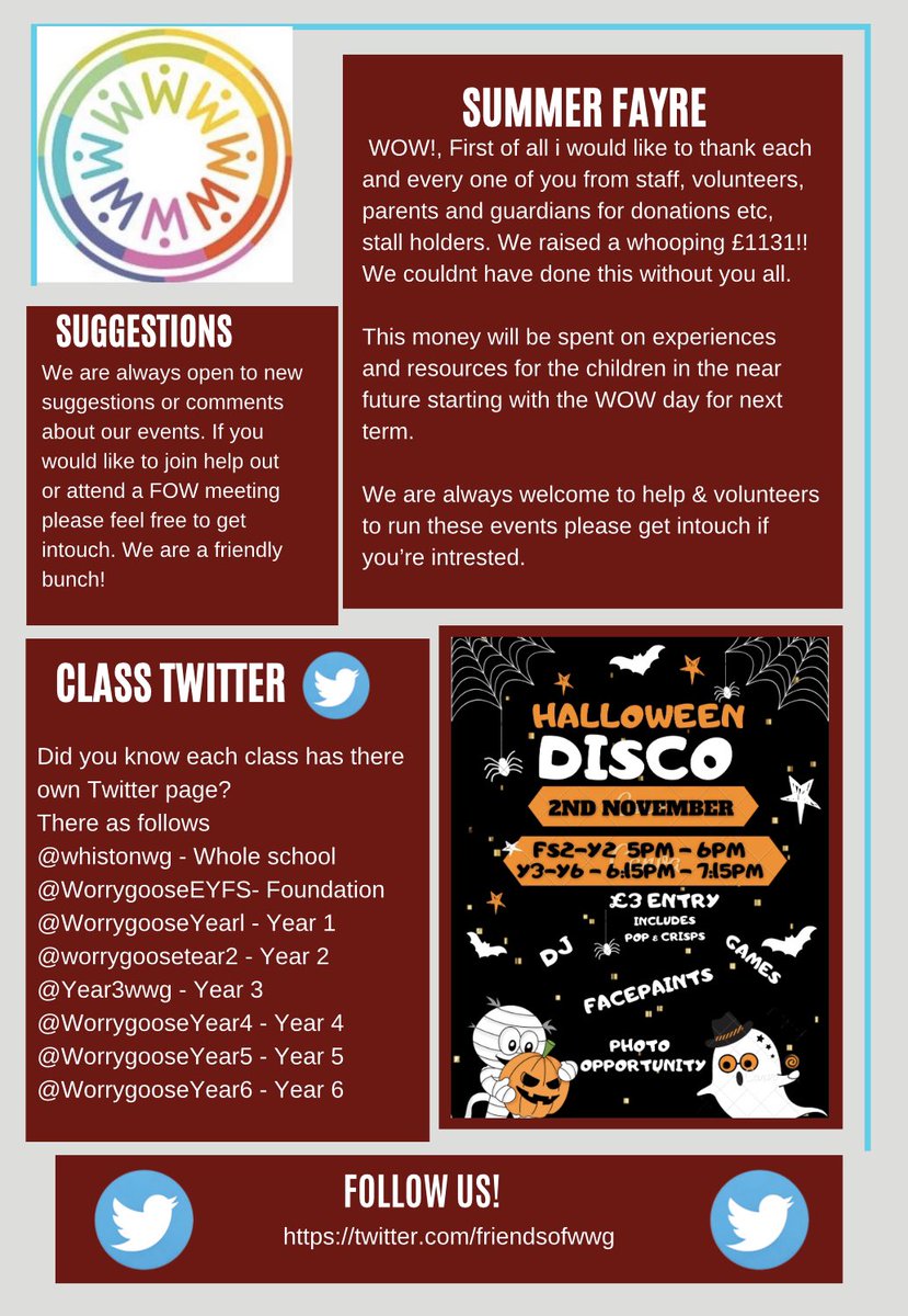friendsofwwg's tweet photo. 🚨Our 1st Friends Of Worrygoose Newsletter!! Lots of exciting events coming up and lots in the planning stages too! Have a read and let us know what you think?…🗞️📰 @whistonwg https://t.co/7vaJtx6m6j