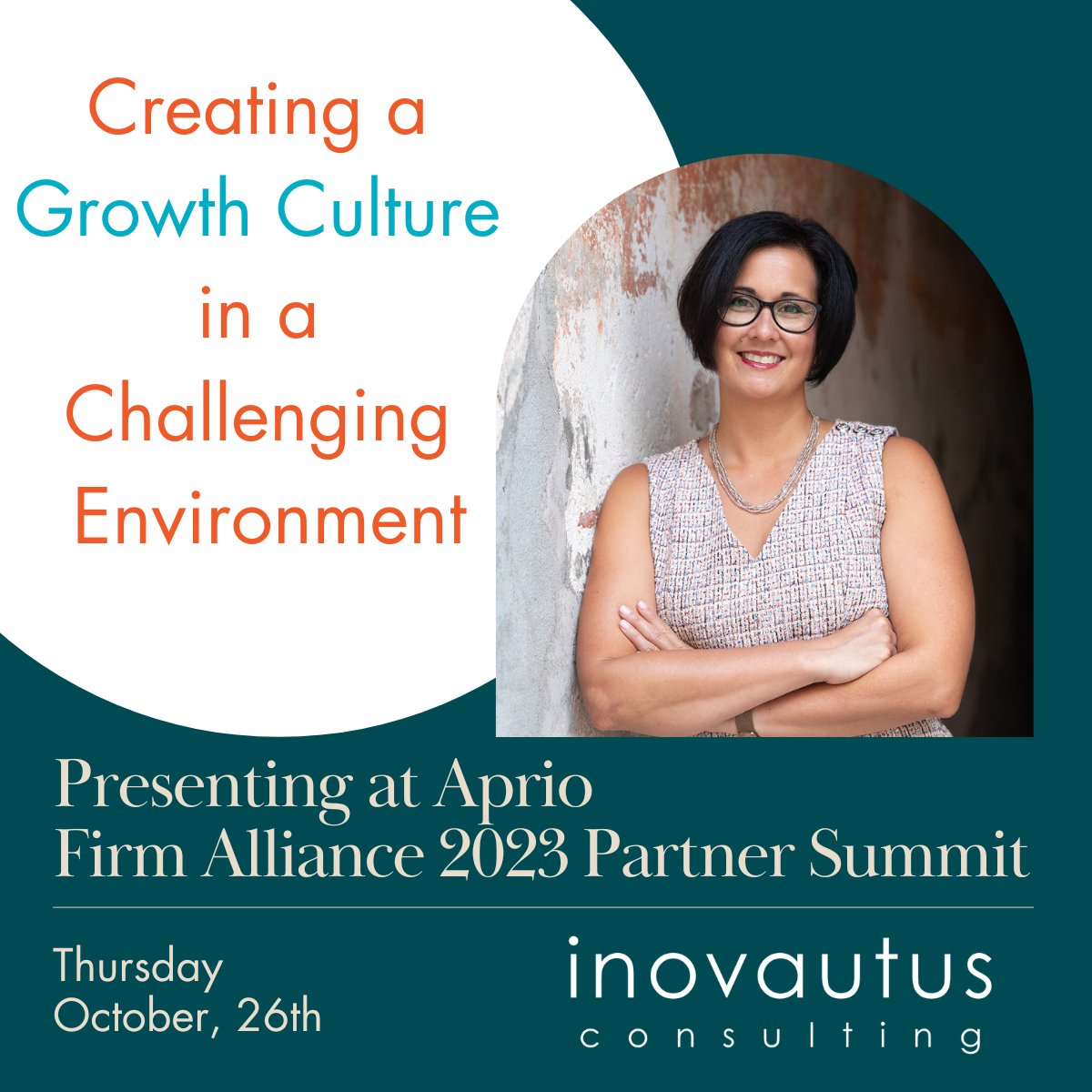 Are you attending Aprio's Firm Alliance 2023 Partner Summit in Salt Lake City next week? Make sure to save a spot in your schedule to catch an insightful session by Sarah Dobek! 🌱 Plus, the presentation awards CPE credit! 🏆 #AprioSummit2023 #GrowthCulture