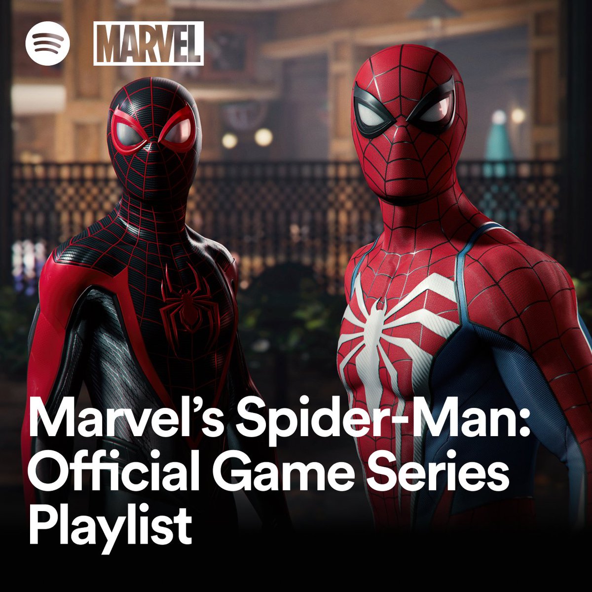 Hey web-slingers 🕸️ Marvel's Spider-Man: Official Game Series Playlist is on Spotify now 🕷️ spotify.link/SpiderMan