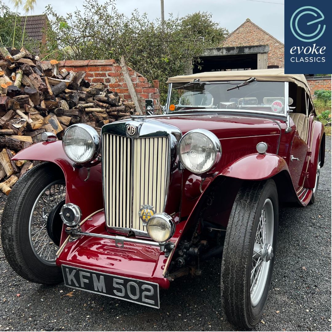EvokeClassics's tweet photo. LIVE AT AUCTION
1949 MG TC
https://t.co/WomfwPdpFQ
+ Prev Full Restoration
+ Engine rebuilt
+ £5k Hutson Body Tub
+ Powder coated chassis
+ As new interior
+ Thousands spent
+ Matching Numbers
+ Probably the best example currently for sale
#MGTC #ClassicMG #MGTSeries https://t.co/zWKfJpq3O9