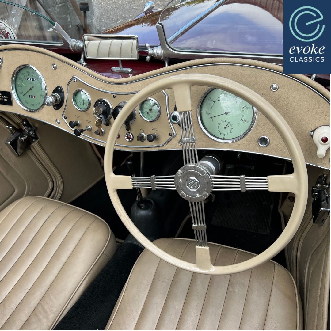 EvokeClassics's tweet photo. LIVE AT AUCTION
1949 MG TC
https://t.co/WomfwPdpFQ
+ Prev Full Restoration
+ Engine rebuilt
+ £5k Hutson Body Tub
+ Powder coated chassis
+ As new interior
+ Thousands spent
+ Matching Numbers
+ Probably the best example currently for sale
#MGTC #ClassicMG #MGTSeries https://t.co/zWKfJpq3O9