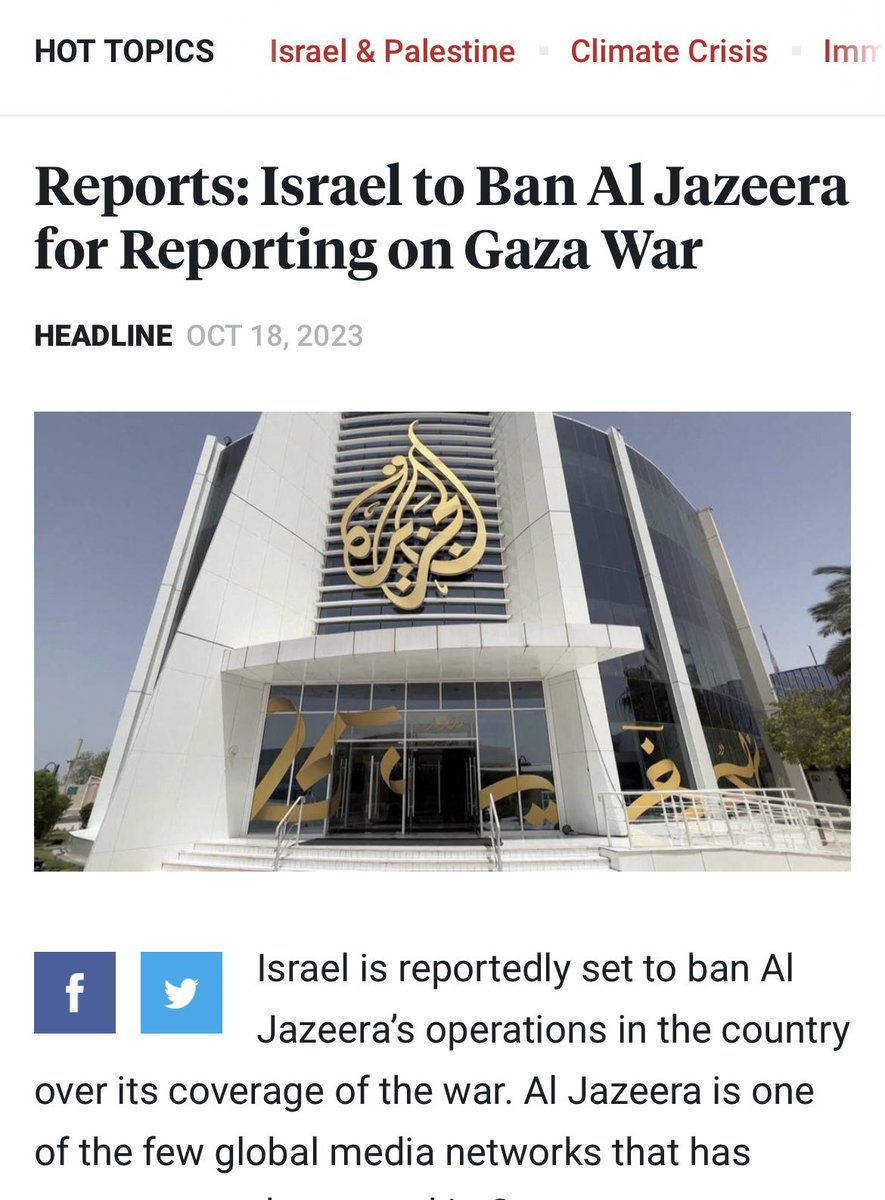 jakeshieldsajj's tweet photo. Israel is banning foreign media 

Will the White House condemn this? https://t.co/RieU7zXx0z