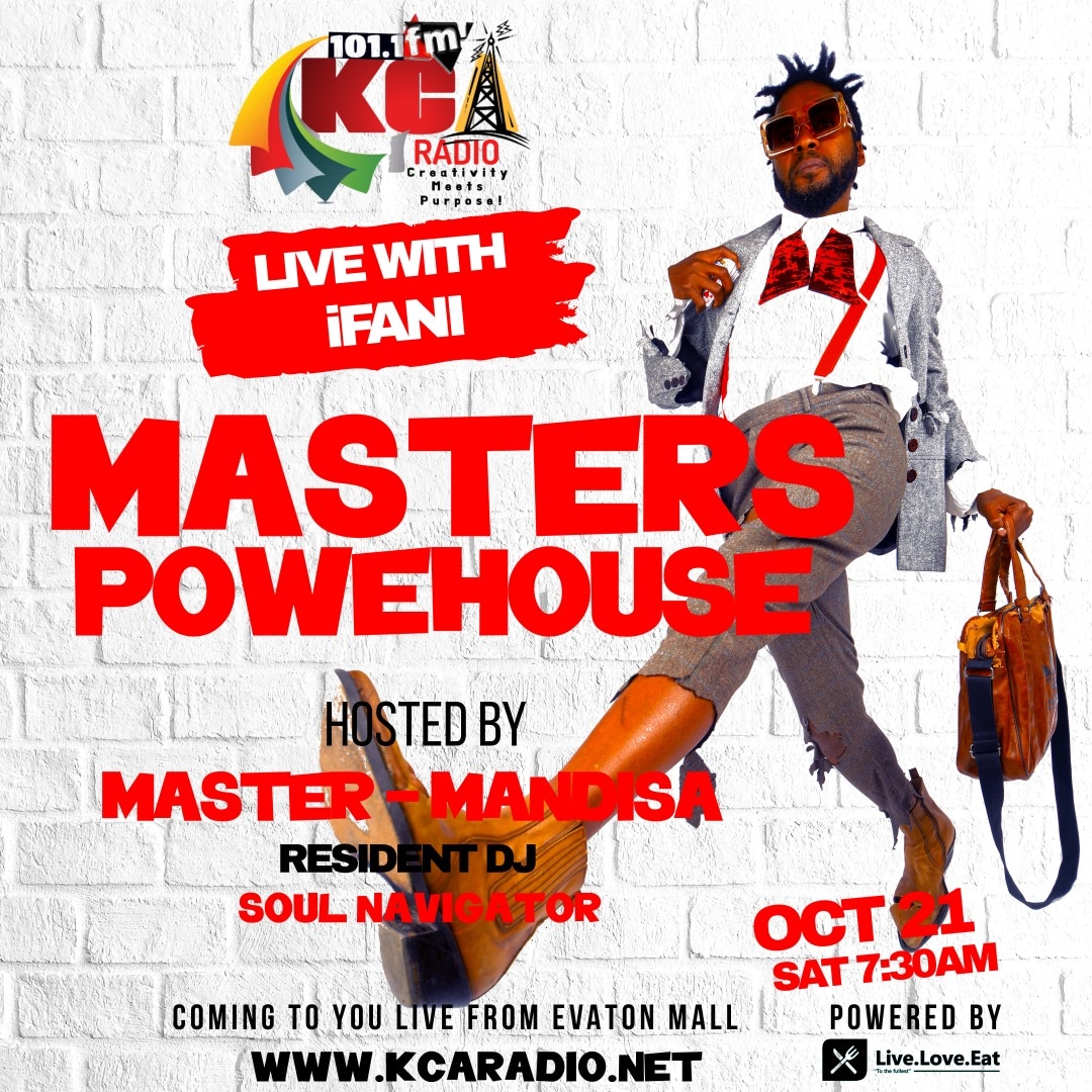 kca_4's tweet photo. REMEMBER TO CATCH #MastersPowerHouse 
6am to 9am TOMORROW 

The only global breakfast show with
[BEST MUSIC] [BEST FOOD] [AWESOME LIFESTYLE ] 

OM THE BKACK COUCH  we chill with the HIPHOP Icon... the Legendary @iFani_i

Hosted by MochachoDJ  &amp; Mandisa Futshane https://t.co/afDIxIEJvf