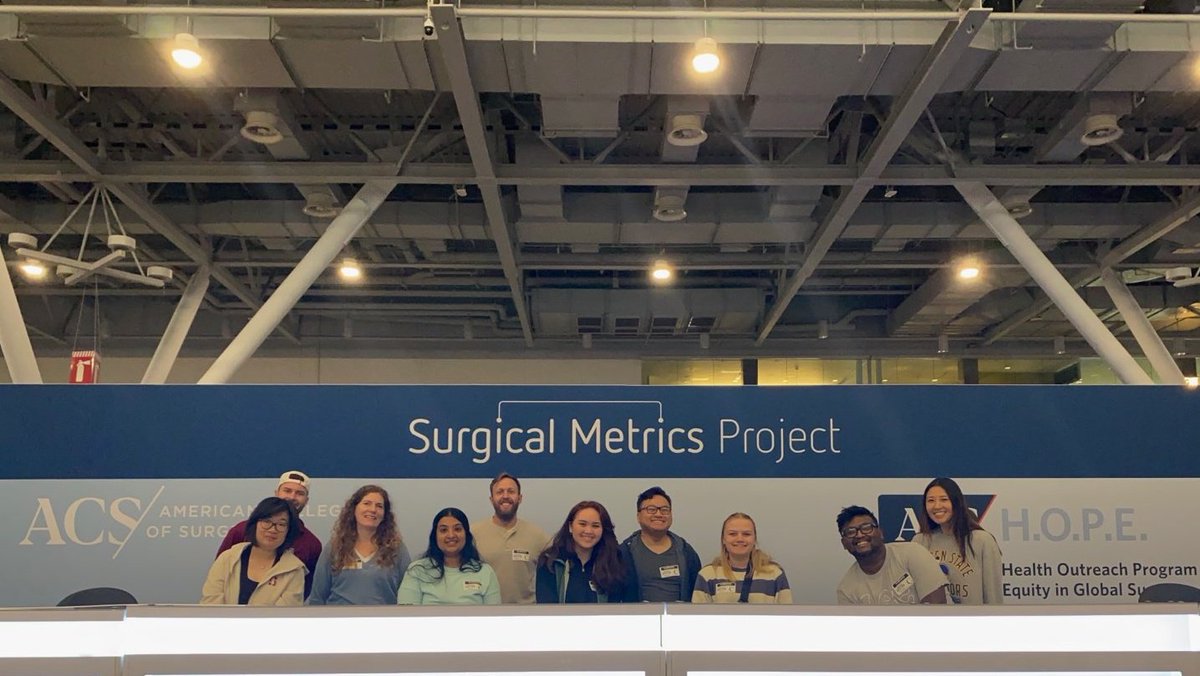 My Team has arrived in Boston to set up the ACS Surgical Metrics exhibit. I am super lucky to work with such an amazing group!!! Read more here: facs.org/for-medical-pr… @AmCollSurgeons @StanfordSurgery @SurgeonCoaching @SAGES_Updates @pturnermd @maryhawn @TECICenter @HPB_Surgeon