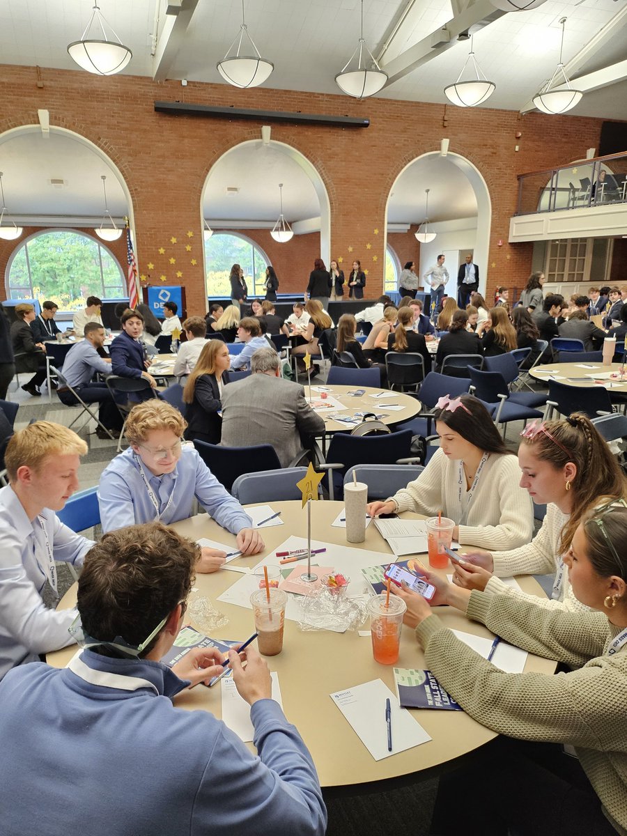 Great day at <a href="/mass_DECA/">Massachusetts DECA</a> Fall Leadership Conference <a href="/bentleyu/">Bentley University</a> .  <a href="/FoxboroughHS/">James Donovan</a> <a href="/FoxboroughPS/">FoxboroughPS</a>