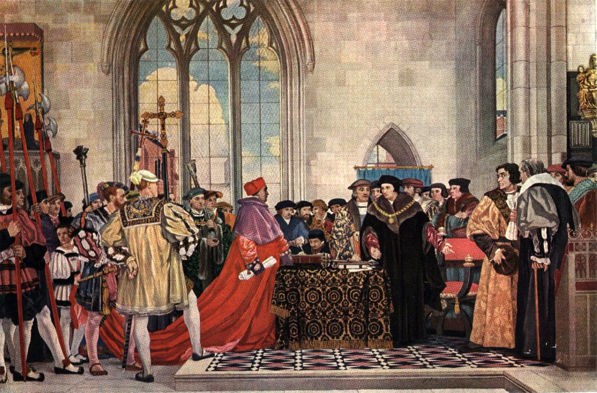 Steven Veerapen (@stevenveerapen) on Twitter photo One of the funnest characters I’ve ever written is Cardinal Wolsey. Reforming rhymester William Roy wrote:
Fie on his golden three-folded crown
Which he wears upon his head;
Fie upon his majesty and renown
Claiming on earth to be in Christ’s stead
amazon.co.uk/Blood-Descende… One of the funnest characters I’ve ever written is Cardinal Wolsey. Reforming rhymester William Roy wrote:
Fie on his golden three-folded crown
Which he wears upon his head;
Fie upon his majesty and renown
Claiming on earth to be in Christ’s stead
amazon.co.uk/Blood-Descende…