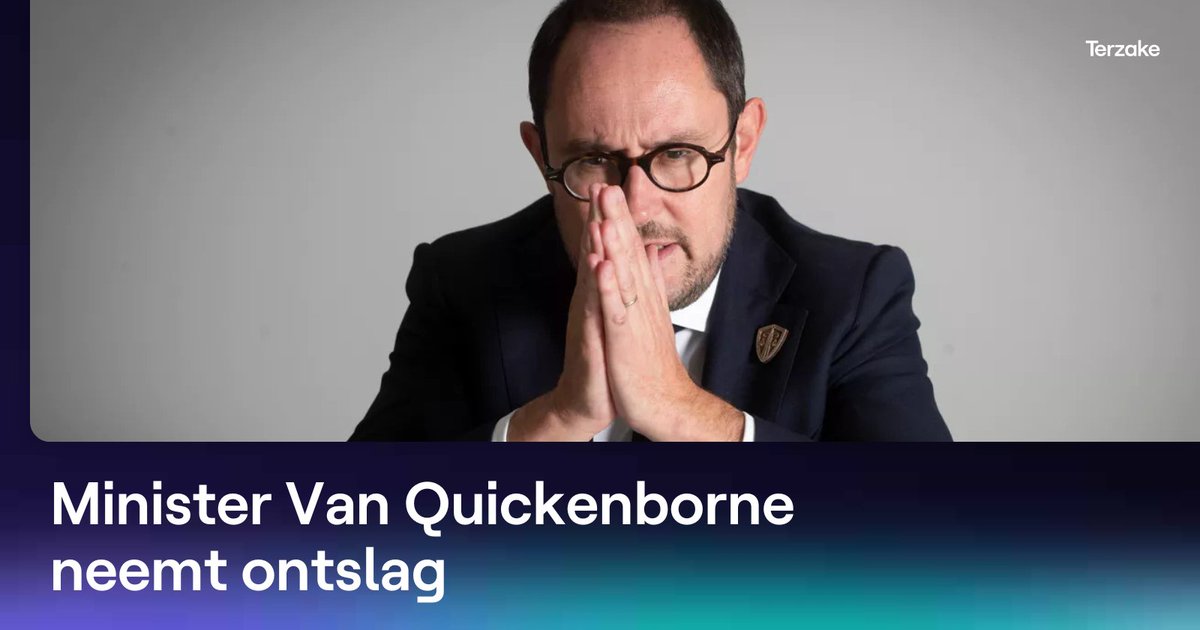 terzaketv's tweet photo. Alles over ontslag van @VincentVQ straks in #terzaketv met @devoscarl https://t.co/fcGVjSqtUF