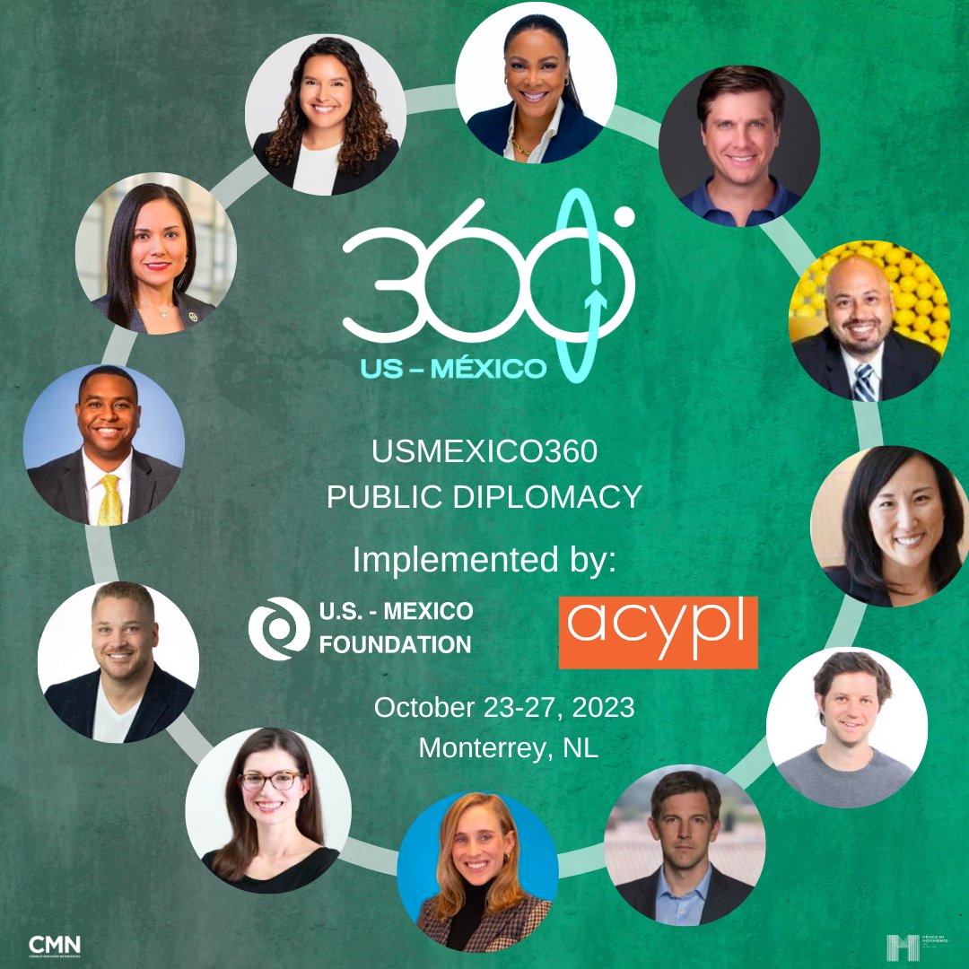 #USMexico360 | We are looking forward to our second delegation with <a href="/ACYPL/">ACYPL</a> this year. We will engage with key stakeholders in the bilateral relationship in Monterrey, learning about the deep roots of our countries' relationship.

usmexicofoundation.org/usmexico360
