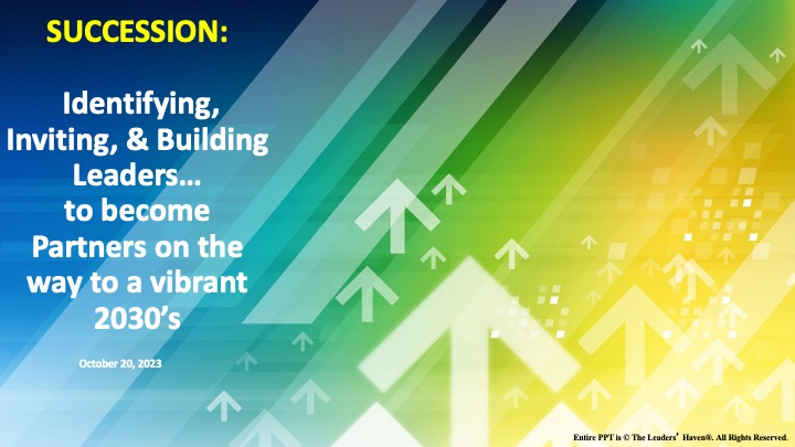 Fabulous to lead a #succession conversation today with a national organization of multi-professions, as we all seek to identify, invite, and build tomorrow's #leaders. #governance #boards #leadership #emergingleaders #asae #theleadersview #cae