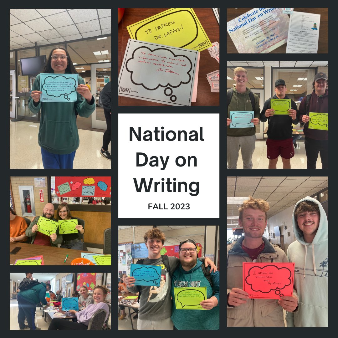 #WhyIWrite #VCSUWriting