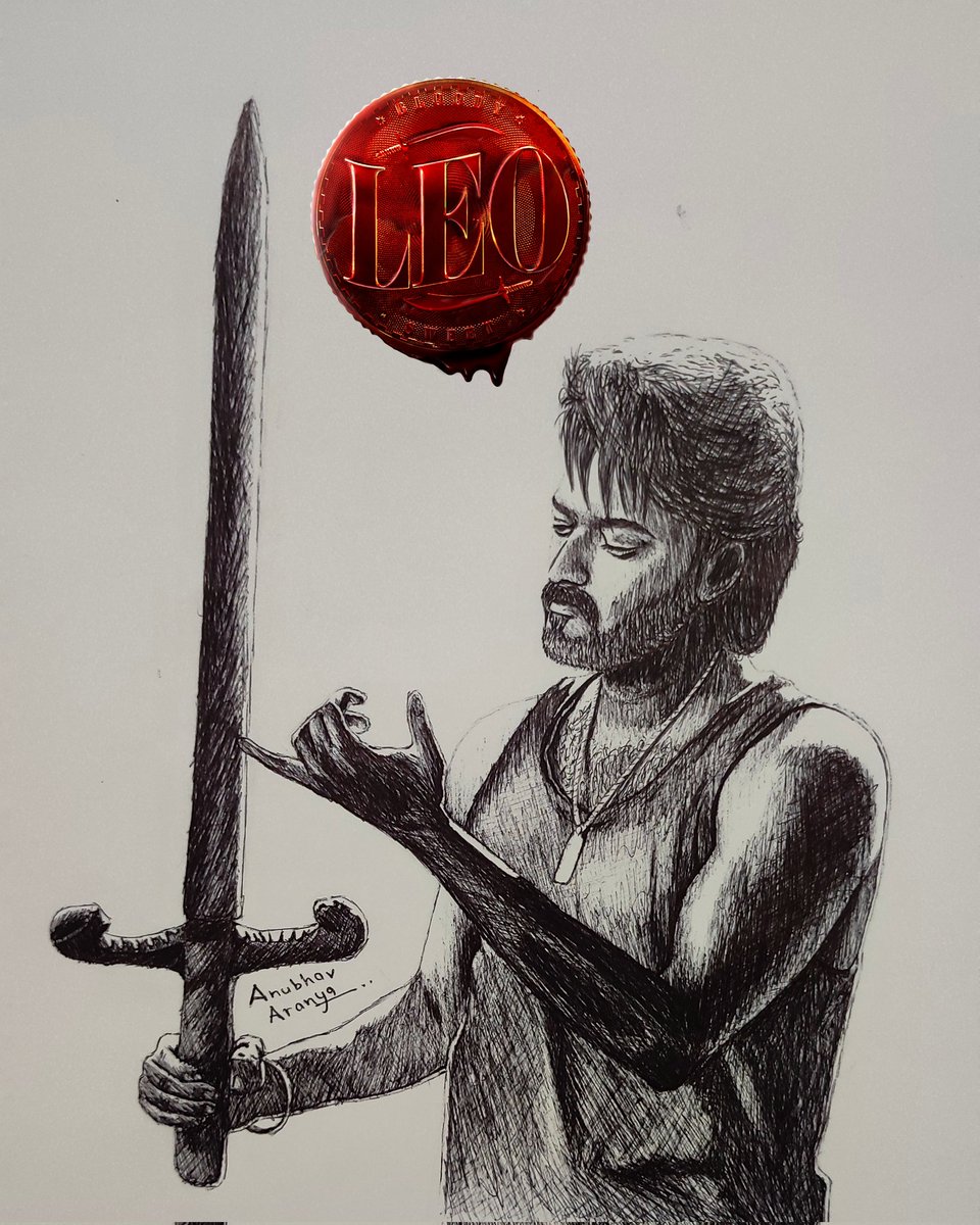 Artist_Anubhav's tweet photo. He's a freaking BADASS!!!
#PenArt #PenSketch #PenPortrait
By- #AnubhavArtGallery..😎

@actorvijay @LeoMovieOffI

#Leo #LeoMovie #LeoVijay #LeoFans #LeoFanArt #ThalapathyVijay #Thalapathy67 #LeoDas #LeoBadass #Vijay #VijayFanArt #ThalapathyVijayFanArt #LeoBlockbuster #LCU..
😊
🙏 https://t.co/XeGKttODdL