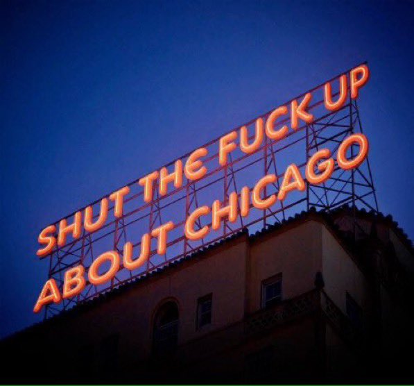 ForInsurrection's tweet photo. @ChiLastRespondr @SweetMelissa606 @colinbphoto @BlockClubCHI Yeah you are. You probably deal w scorn everyday if u live in Chicago, otherwise you keep yer mouth shut and shitpost online. Or u don’t live around here and if that’s the case, imma tap the sign https://t.co/A57mVkCUvu