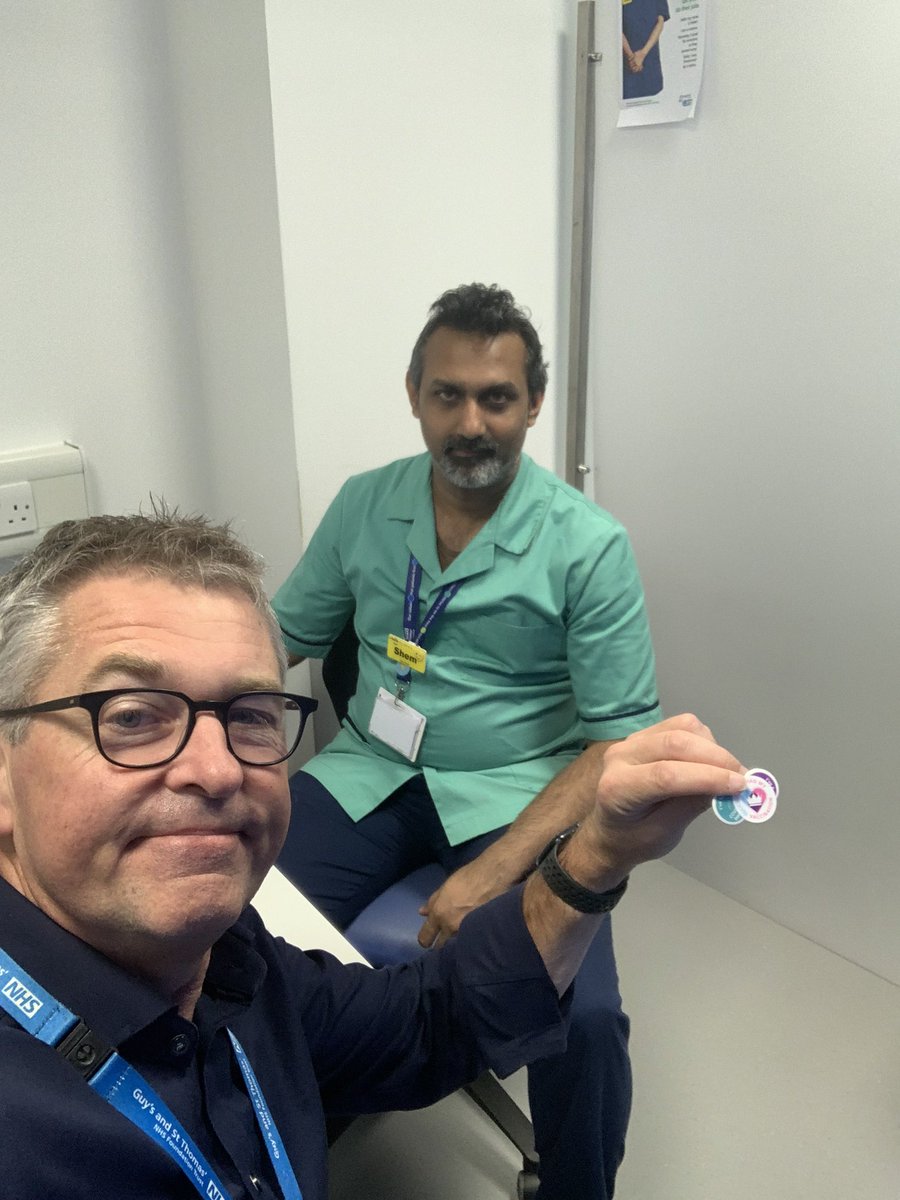 Great end to a busy week at Essentia getting my flu and covid vaccinations. Playing my part in keeping our patients, my family and friends safe! Have you had yours?