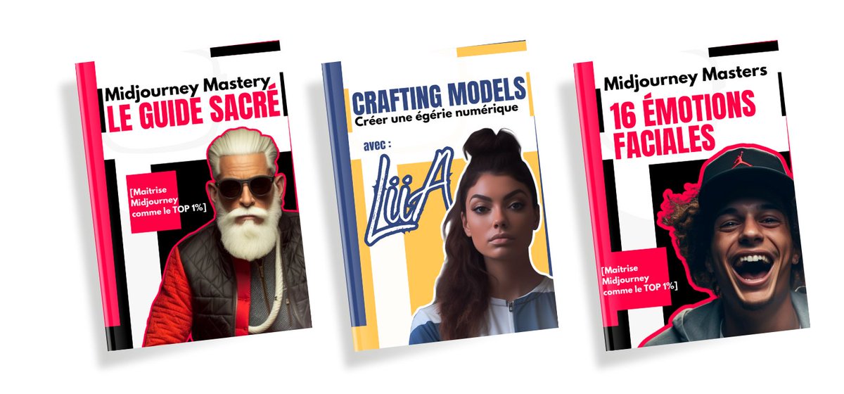 alexdigiartguru's tweet image. Tu veux maîtriser Midjourney VITE sans y passer des heures? 

J'ai fait le travail pour toi avec +250H de tests! 🚀 

Découvre des guides SIMPLES, PRATIQUES et CONCRETS pour devenir expert en 60 min ✅

👍 Like + RT
💬 Commente "Midjourney"
📩 Découves-les GRATUITEMENT !