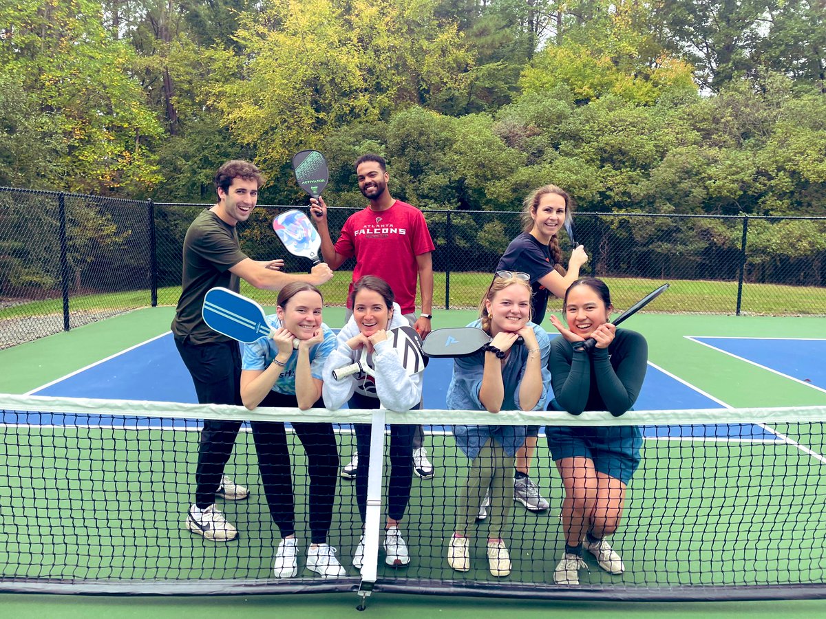 Marking the end of <a href="/Peter_ON20/">Peter Opara-Nadi</a> and Mariel’s rotations with a friendly game of pickleball. It was fun having you in the lab for the past 8 weeks!