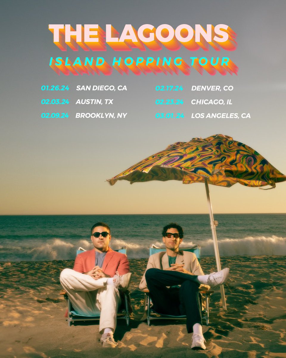 thelagoonsmusic's tweet photo. TOUR ANNOUNCEMENT!! Tickets go on sale Monday, 10/23 @ 10am PT https://t.co/dgXgu0iNVP