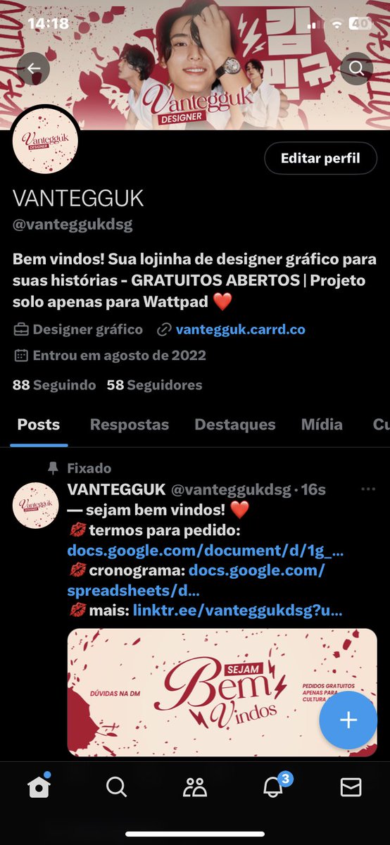 vanteggukdsg's tweet photo. De carinha nova graças a equipe do @fairydesig, eles arrasaram muito! ❤️ #FairyDesign https://t.co/qIb4yyNXRx