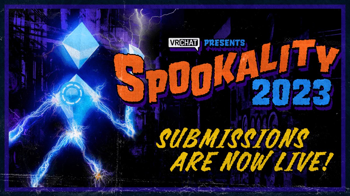#Spookality2023 submissions are now LIVE in the special Halloween-themed #VRChat Home World and world rows!  

Check out all of your avatars and worlds on VRChat!