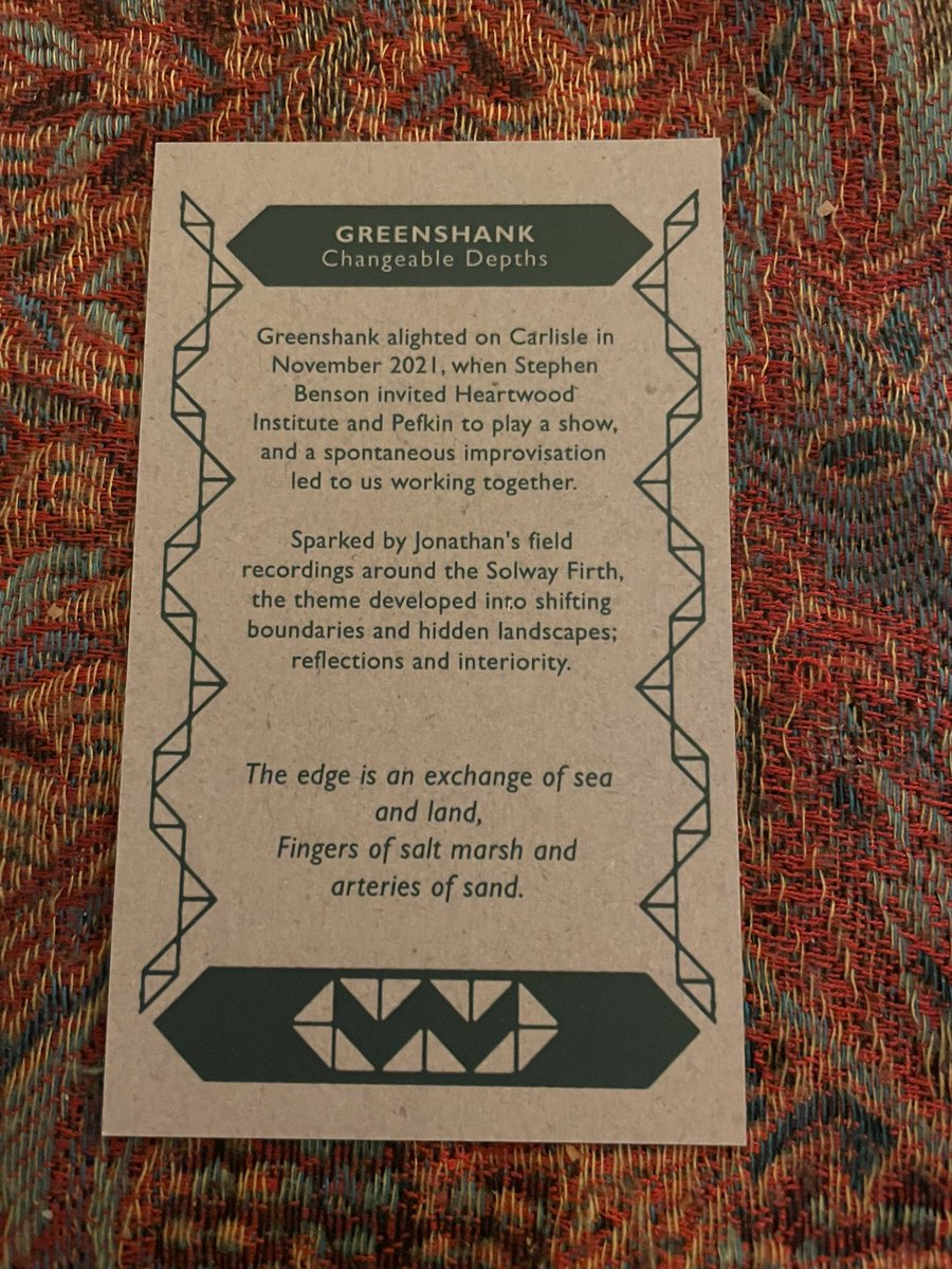Out today!! My collaborative album with <a href="/Heartwood9/">Heartwood Institute</a> of ambient electronica inspired by the Solway Firth. Very happy with this release and Jonathan was a joy to work with! Thanks to <a href="/woodford_halse/">Woodford Halse</a> for releasing this in such a lovely cassette edition.