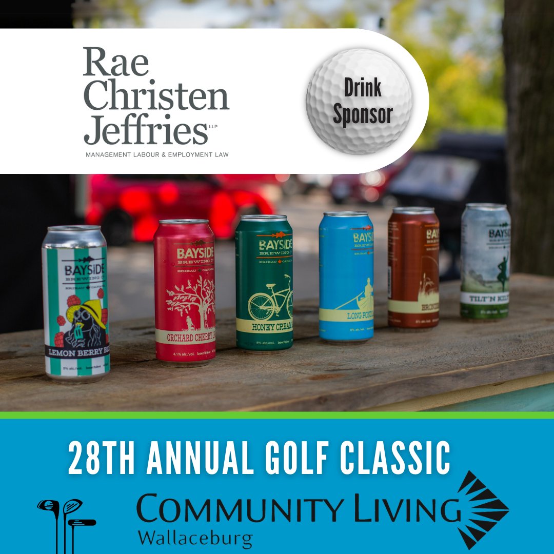 Thank you to Rae Christen Jeffries for their continued support as our Drink Sponsor at our 28th Annual Golf Classic. 
Rae Christen Jeffries LLP provides advice and representation to employers in all aspects of federal and provincial labour and employment law.