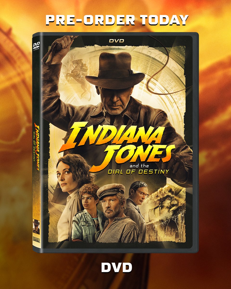 On December 5, the final adventure comes home! #IndianaJones and the Dial of Destiny arrives on 4K Ultra HD, Blu-ray, and DVD with over 2 hours of extra content, including a new score-only version of the film. Pre-order today: bit.ly/BuyIndianaJone…