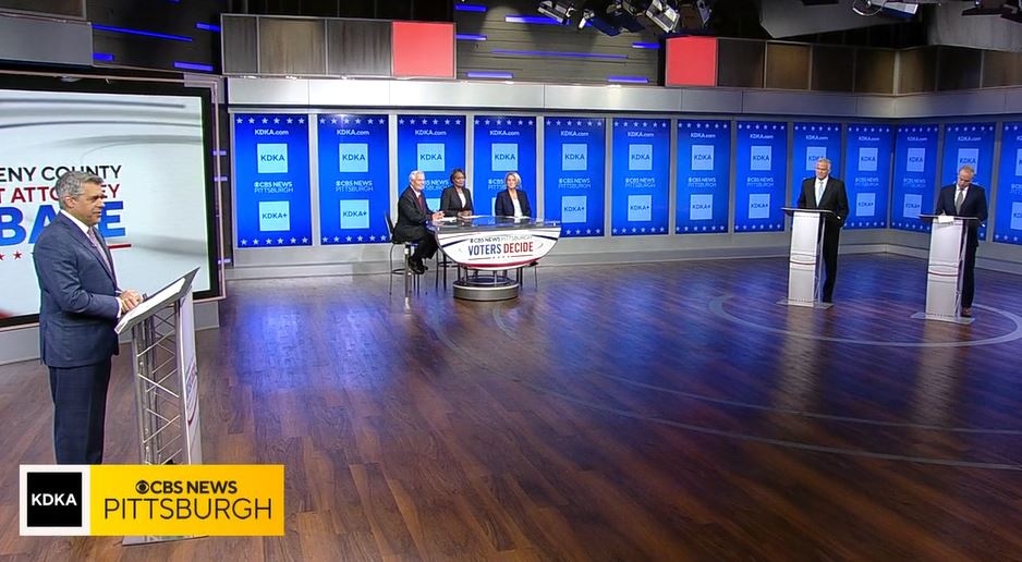 KDKA-TV,along w/ the East Liberty Chamber of Commerce, hosted a political debate between the candidates for Allegheny County DA on 10.12.23. If you missed this debate, please watch it here:
vimeo.com/874146948?shar…
#eastliberty #chamberofcommerce #vote  #alleghenycounty