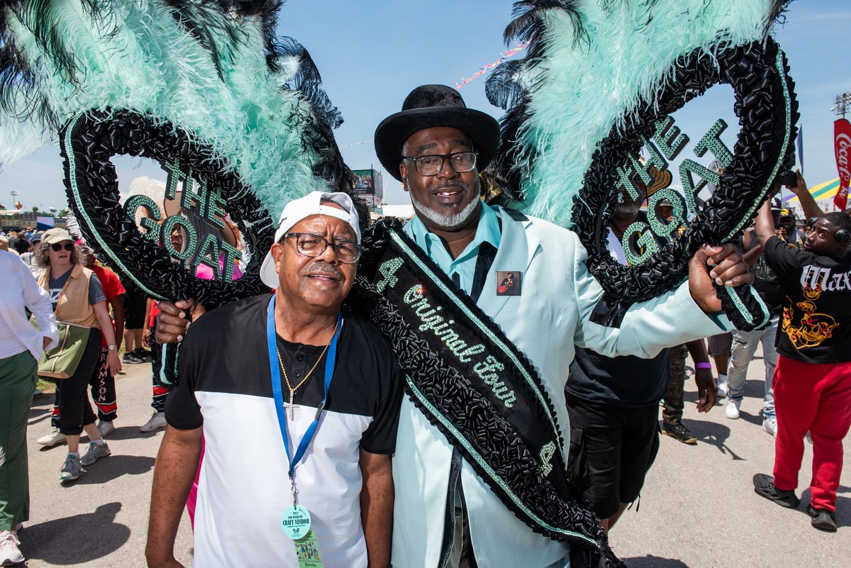 Original Four Second Line Parade this Sunday starting at 1pm CT! Get the route sheet and hear Indi the Doll's interview with Original Four's Wendell Jackson at WWOZ's Takin' It To The Streets: wwoz.org/streets! #secondlinesunday 📷 @rhrphotography