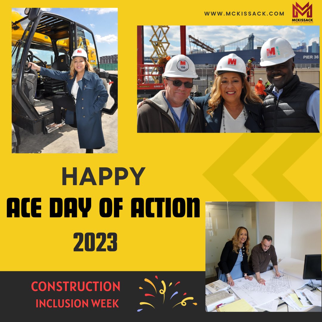 We are excited to announce our 4th annual ACE Day of Action! McKissack remains committed to serving students and guiding them towards a career path that they love. We are also celebrating Construction Inclusion week too!