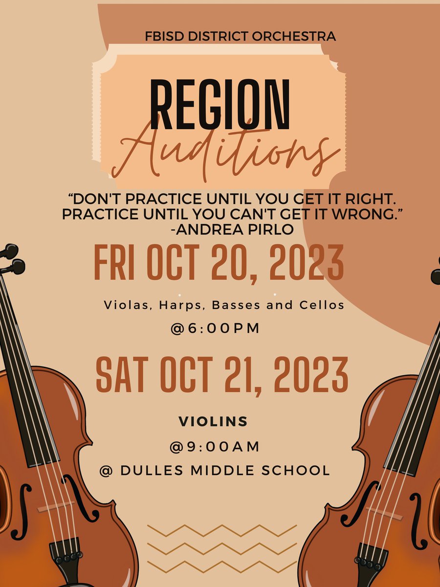 Good Luck at Region!!!