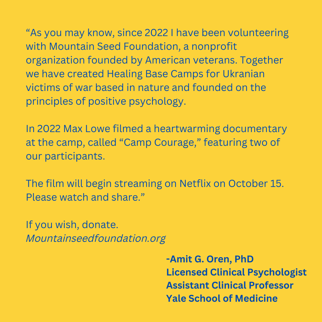 DoctorsU4U's tweet photo. We want to highlight the incredible work of a Yale psychologist working with the Mountain Seed Foundation. @MountainSeedFdn 

See the trailer below:

https://t.co/lSy0fXe5rY https://t.co/Y738KDDA2b