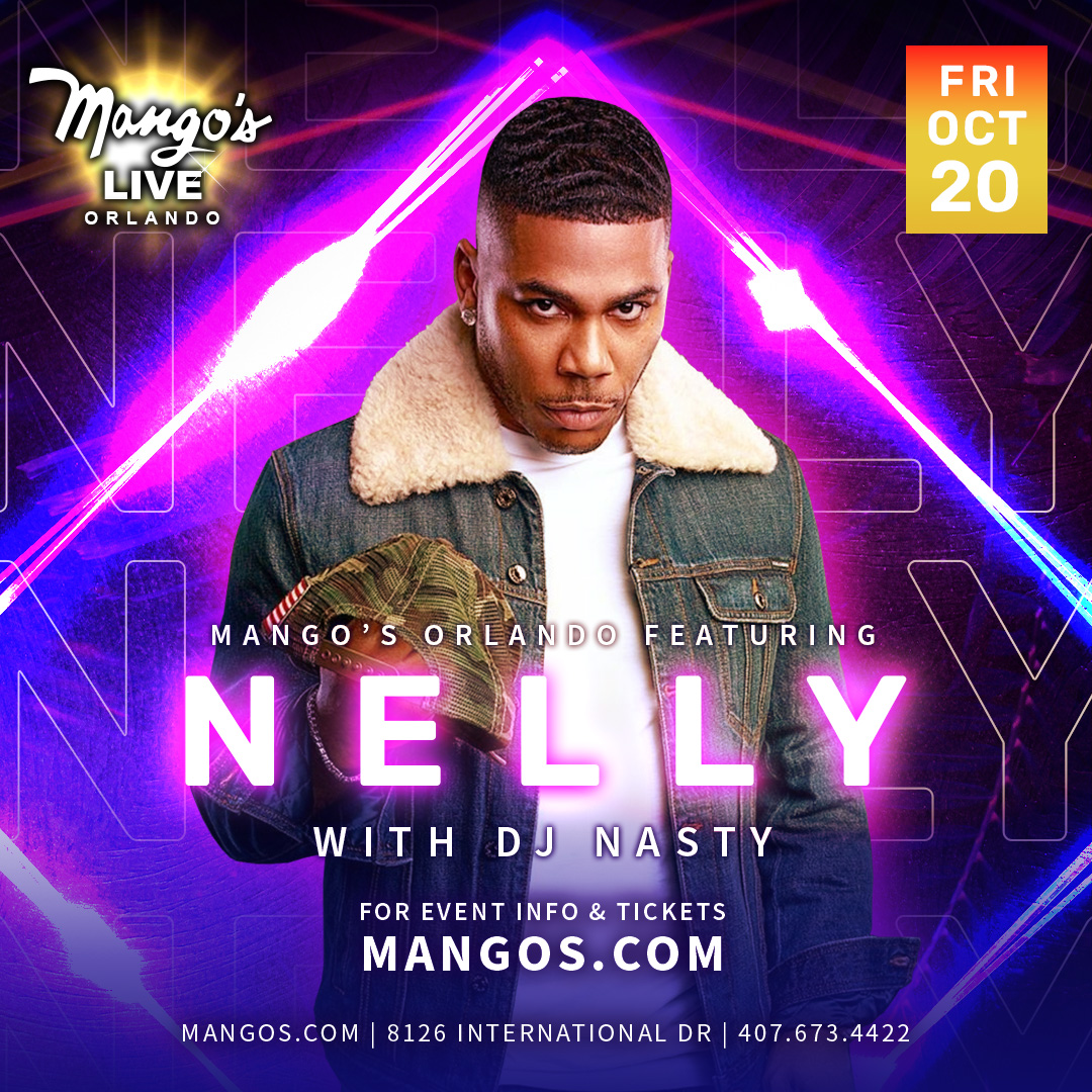 It’s getting Hot in Herre 🔥

TONIGHT experience chart-topping Artist Nelly at Mango’s LIVE

🎟️:  Buy tickets using the link in our bio or at the door! 

#MangosOrlando #OrlandoNightlife #ThingsToDoinOrlando #ExploreOrlando