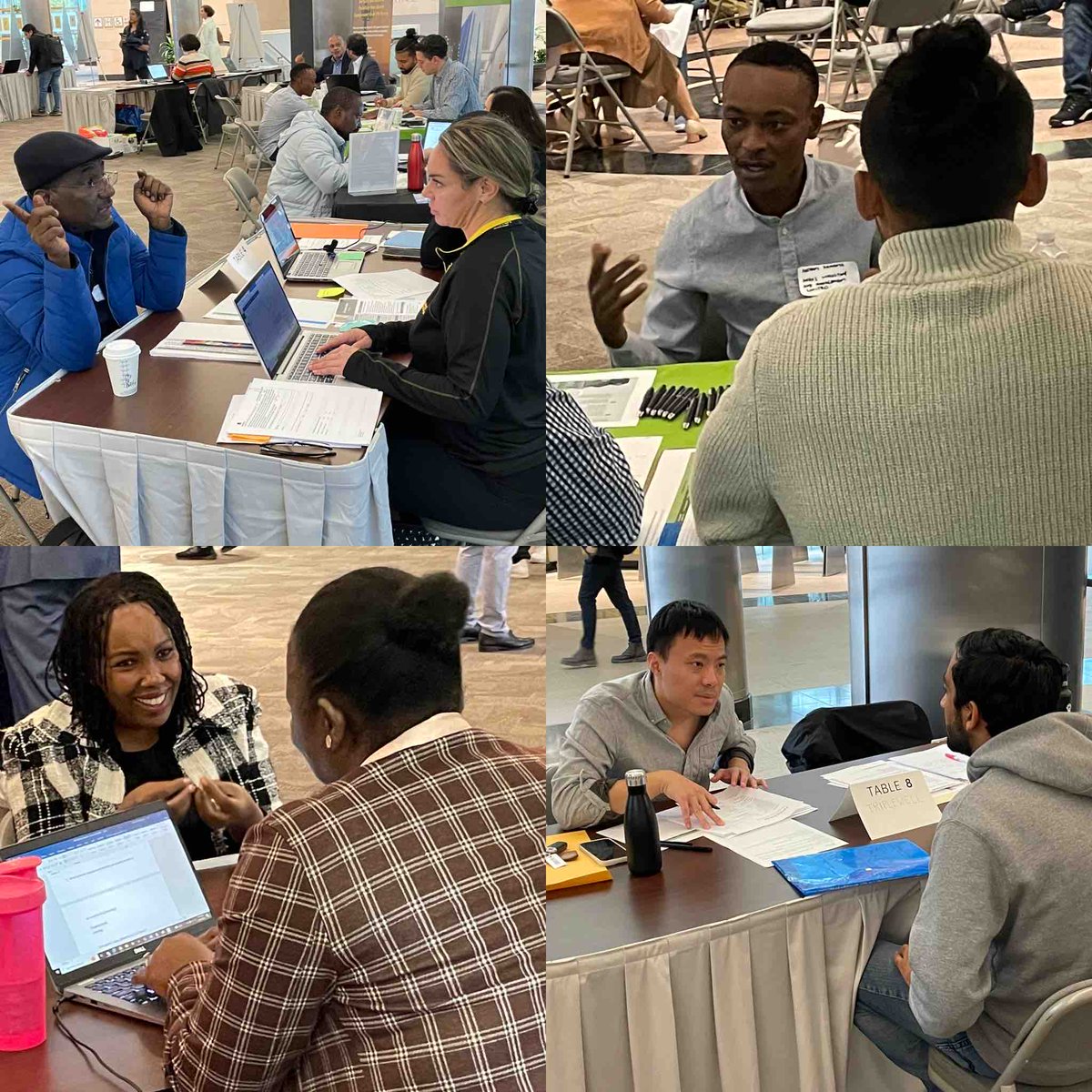 At today’s Toronto Refugee Hiring event, forcibly displaced persons get the chance to interview directly with Canadian employers. 

Diverse people with diverse skills are a huge asset to employers; many job offers will be given on the spot! #WelcomingEconomy
