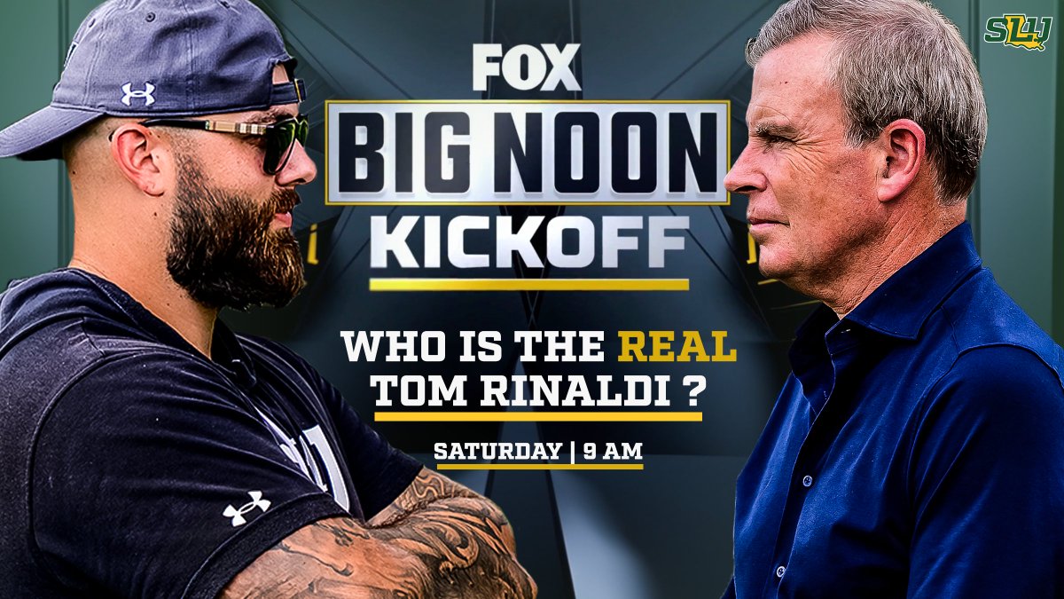No @LionUpFootball game Saturday? No problem. Catch our own @T__Rinaldi on Fox Big Noon Kickoff tomorrow at 9 a.m. | Coach Rinaldi's segment is scheduled for 9:25 a.m. #LionUp | #WeBelieve