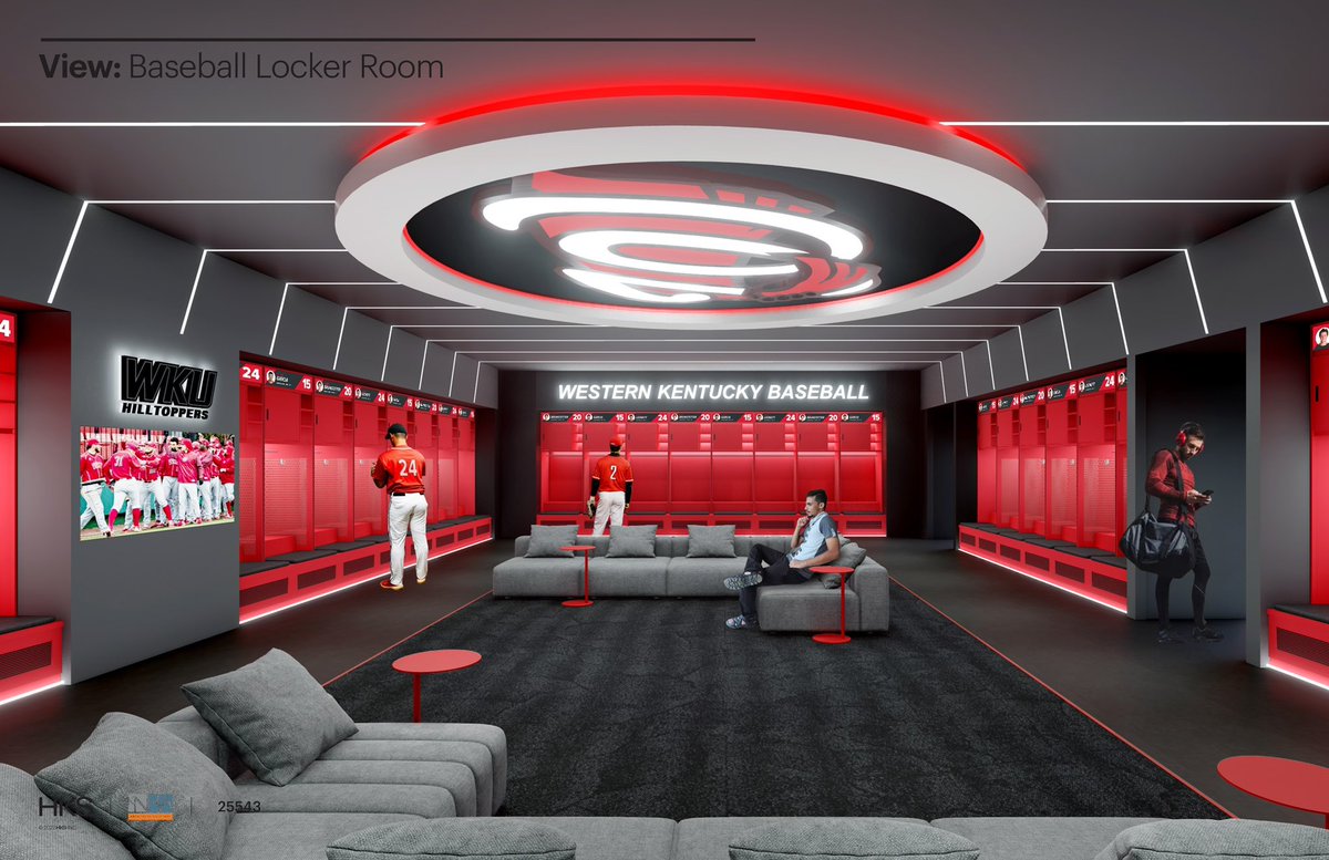 WKU_Baseball's tweet photo. Here’s a closer look at the WKU Baseball side of the new Hilltopper Fieldhouse!

This new state-of-the-art facility will enhance our program and help our student-athletes maximize their potential to the best of their abilities.

#GoTops https://t.co/1kUGBtpGty