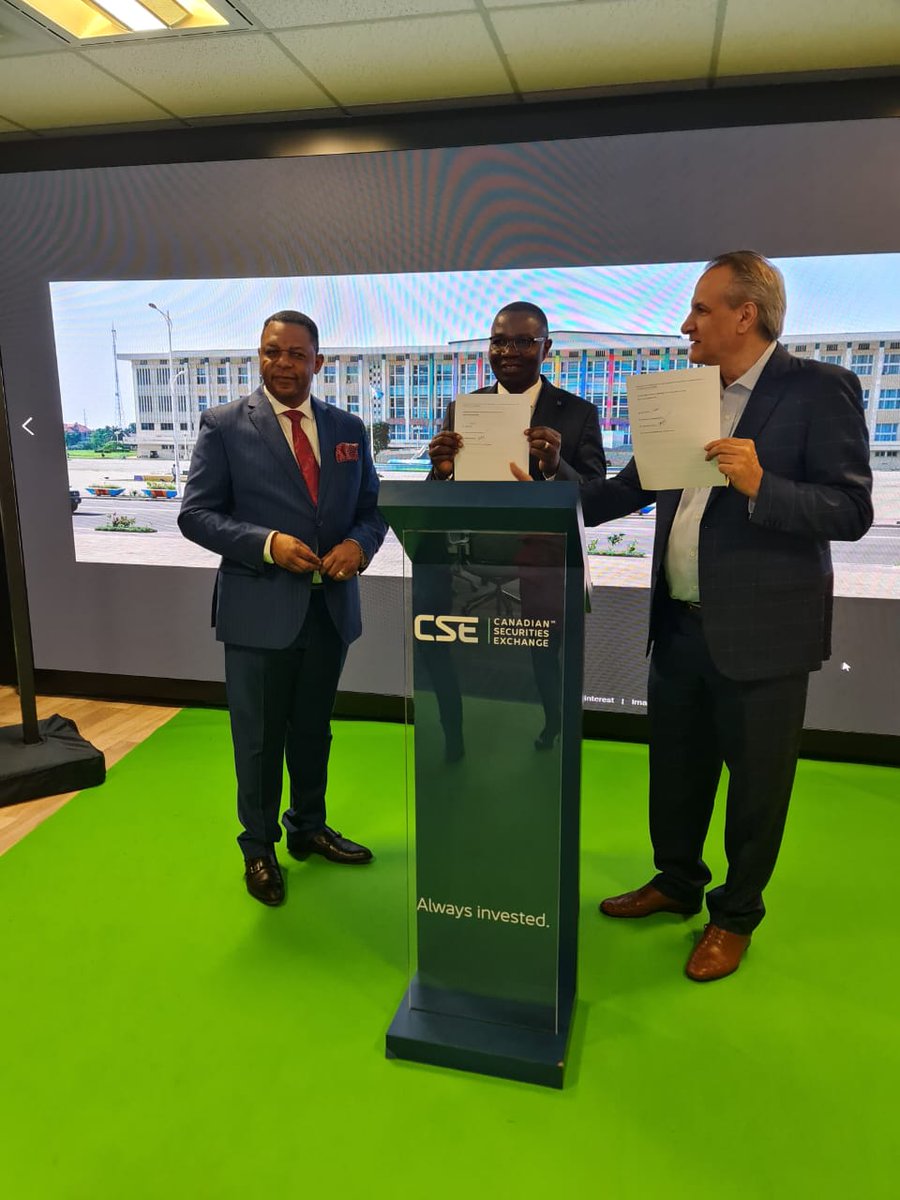 Signature à Toronto d'un MoU avec la firme BELLOTTI CAPITAL PARTNERS INC , pour un premier partenariat avec les entreprises canadiennes dont la porte d'entrée sera le ministère de l'industrie à travers les 6 composantes reprises dans le Plan Directeur d'Industrialisation de la