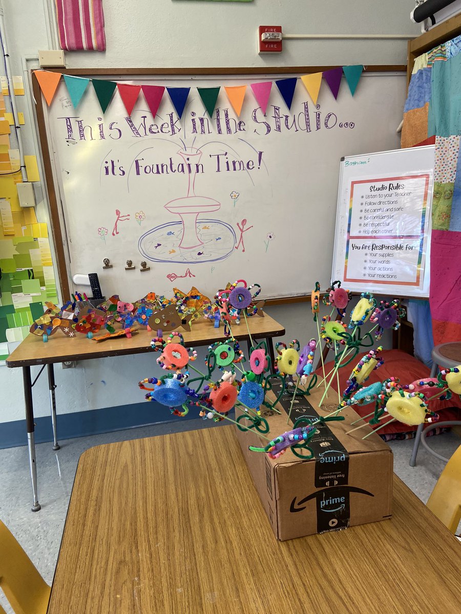 Fountain creation has begun! Gearing up to celebrate the end of the Ridgeway One Read: Regarding the Fountain by <a href="/kateklise/">kateklise</a>