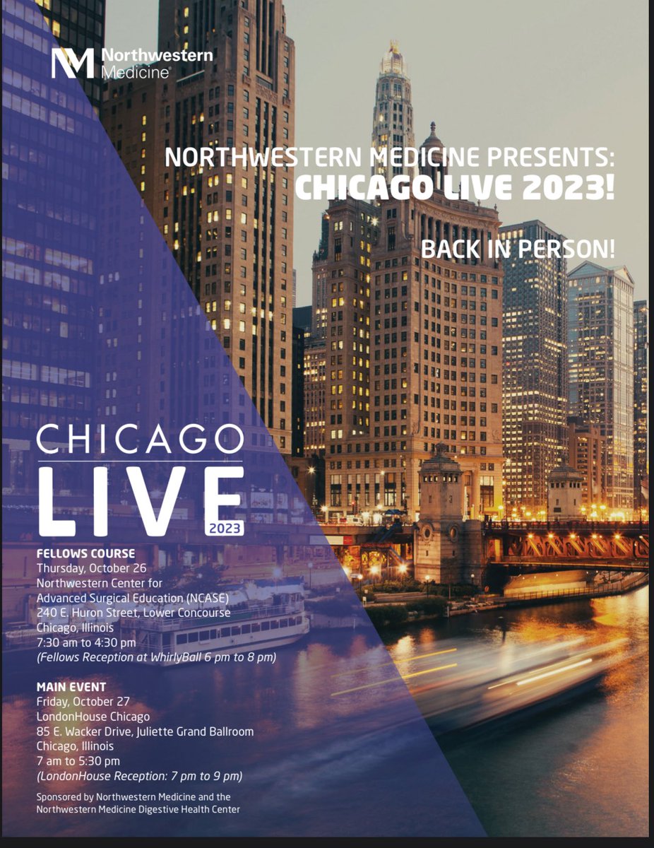 Aziz Aadam (@gastrowala) on Twitter photo Honored to be a part of the world wide debut of the newest Endoflip technology which we use to determine myotomy efficacy in POEM. Come to Chicago Live 1 week from today to see a live demonstration during POEM and other excellent cases! <a href="/NMGastro/">Northwestern Medicine Digestive Health Institute</a>
northwestern.cloud-cme.com/course/courseo… Honored to be a part of the world wide debut of the newest Endoflip technology which we use to determine myotomy efficacy in POEM. Come to Chicago Live 1 week from today to see a live demonstration during POEM and other excellent cases! <a href="/NMGastro/">Northwestern Medicine Digestive Health Institute</a>
northwestern.cloud-cme.com/course/courseo…