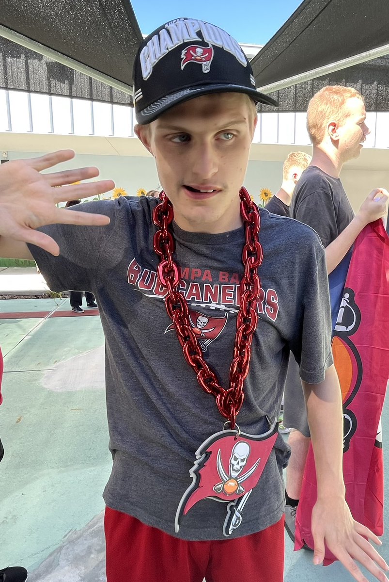 Thank you <a href="/BucsFoundation/">Tampa Bay Buccaneers Foundation</a> for visiting <a href="/HCPSLavoyEx/">LaVoy Exceptional Center</a>! We had a great time at our Raise the Flags pep rally. #GoBucs